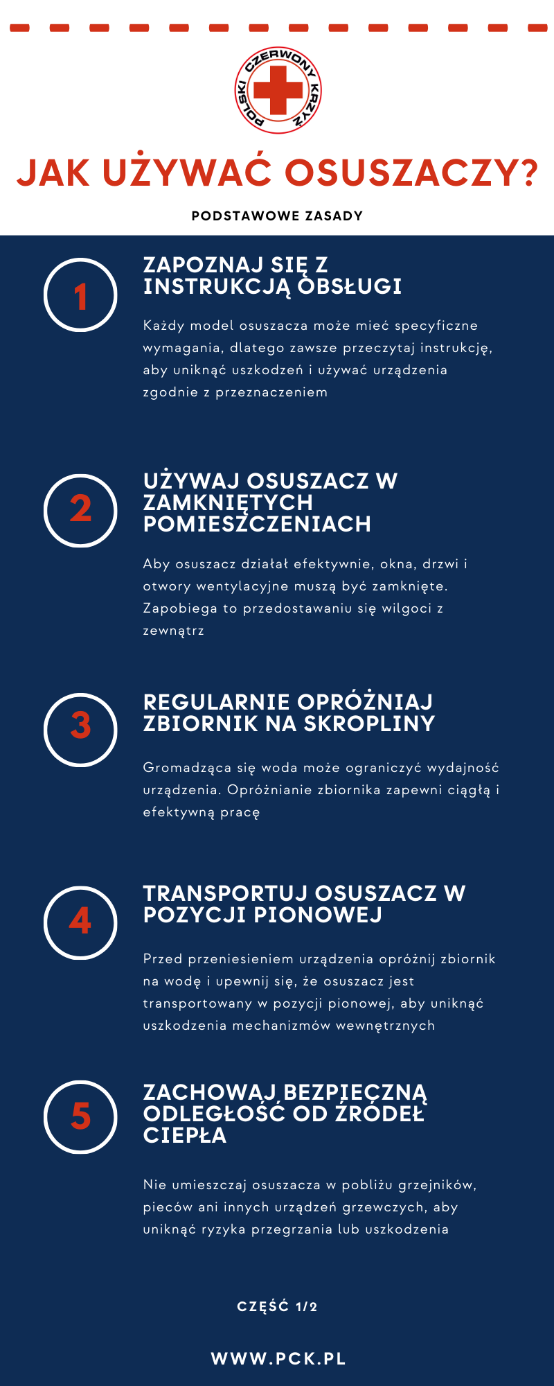 Jak używać osuszaczy?